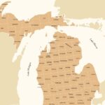 Michigan map video thumbnail